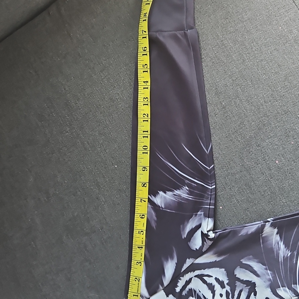 Black and White Tiger Print Kids Hoodie - Picture 6 of 7